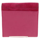 GUCCI Bamboo Wallet Suede Pink Gold 035 0959 1861 0 Auth yk20042V-2