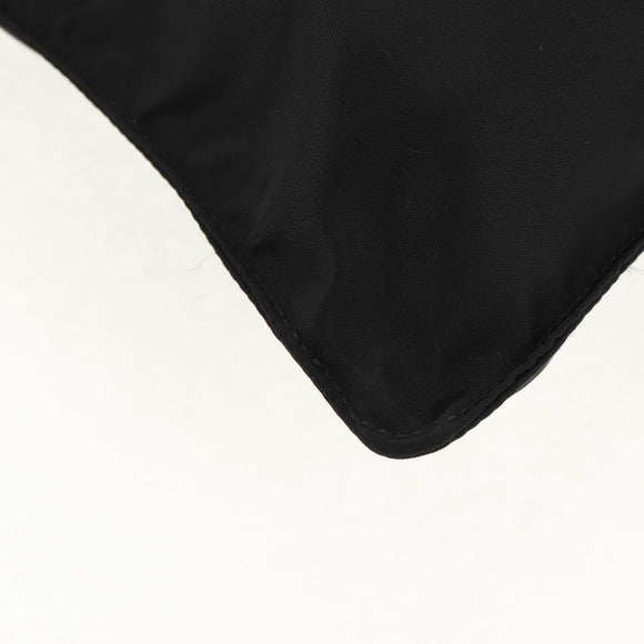 PRADA Shoulder Bag Nylon Black Silver Auth yk20046V