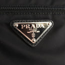 PRADA Shoulder Bag Nylon Black Silver Auth yk20046V-16