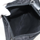 PRADA Shoulder Bag Nylon Black Silver Auth yk20046V-20
