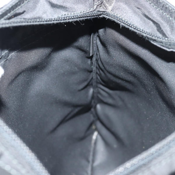 PRADA Shoulder Bag Nylon Black Silver Auth yk20046V