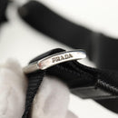 PRADA Shoulder Bag Nylon Black Silver Auth yk20046V-9