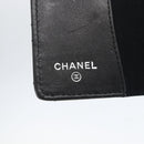 CHANEL Matelasse Key Case Enamel Black CC Auth yk20047V-12