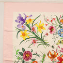 GUCCI Flora Scarf Silk Pink Auth yk20048-2