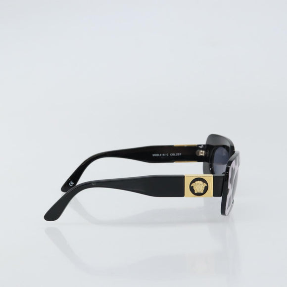 VERSACE Sunglasses plastic Black Auth yk20049