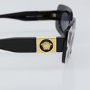 VERSACE Sunglasses plastic Black Auth yk20049-8