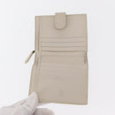 BOTTEGAVENETA INTRECCIATO Card Case Leather 2 Set White Auth yk20050-8