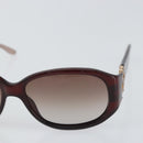 GUCCI Interlocking Sunglasses Plastic Red Auth yk20051-6