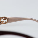 GUCCI Interlocking Sunglasses Plastic Red Auth yk20051-8
