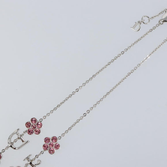 Christian Dior Necklace metal Silver Auth yk20052V