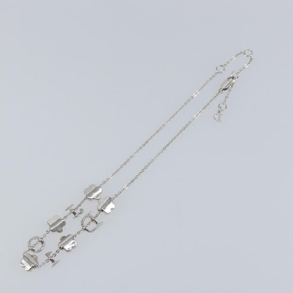 Christian Dior Necklace metal Silver Auth yk20052V