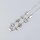 Christian Dior Necklace metal Silver Auth yk20052V-7