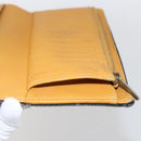 LOUIS VUITTON Denim Portefeuille Amelia Wallet Black M95512 Auth yk20055-18