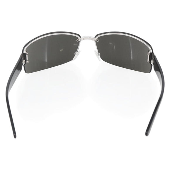 GUCCI Sunglasses metal Black Auth yk20056