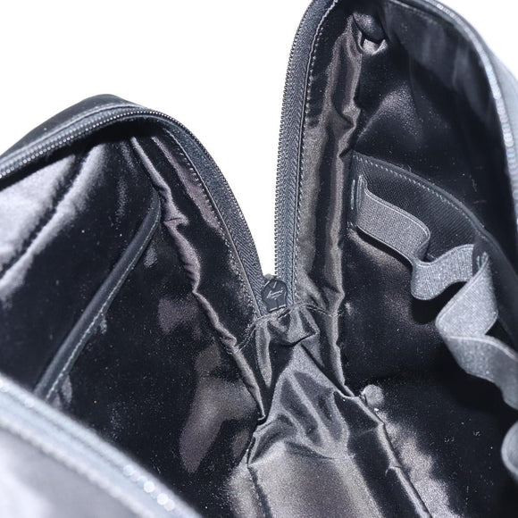 PRADA Shoulder Bag Nylon Black Silver Auth yk20057V