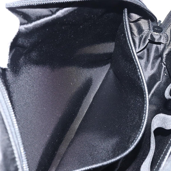 PRADA Shoulder Bag Nylon Black Silver Auth yk20057V