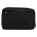 PRADA Shoulder Bag Nylon Black Silver Auth yk20057V-3