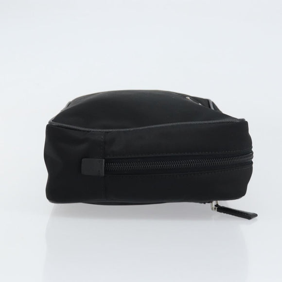 PRADA Shoulder Bag Nylon Black Silver Auth yk20057V