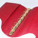 LOUIS VUITTON Cherry Agenda PM Day Planner Cover Red R21023 LV Auth yk20058V-8