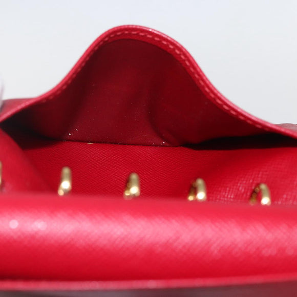 LOUIS VUITTON Cherry Agenda PM Day Planner Cover Red R21023 LV Auth yk20058V