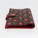 LOUIS VUITTON Cherry Agenda PM Day Planner Cover Red R21023 LV Auth yk20058V-5