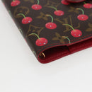 LOUIS VUITTON Cherry Agenda PM Day Planner Cover Red R21023 LV Auth yk20058V-15