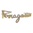 Salvatore Ferragamo Bangle Bracelet metal Gold Tone Auth yk20060-2