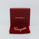 Salvatore Ferragamo Bangle Bracelet metal Gold Tone Auth yk20060-8