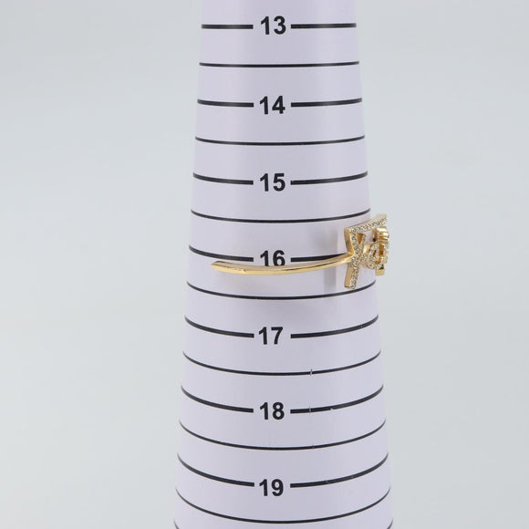 Salvatore Ferragamo Bangle Bracelet metal Gold Tone Auth yk20060