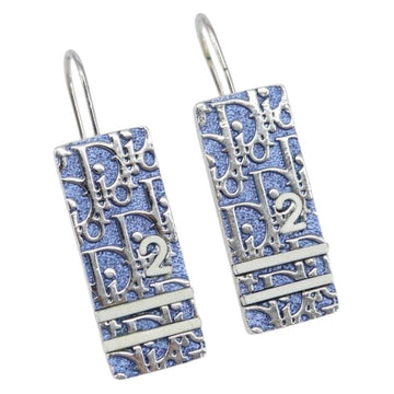 Christian Dior Pierce Earring metal Blue Auth yk20067