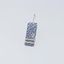 Christian Dior Pierce Earring metal Blue Auth yk20067-2