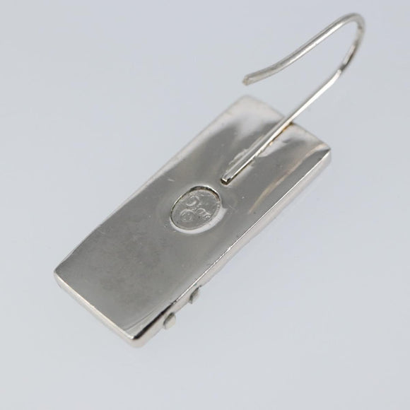 Christian Dior Pierce Earring metal Blue Auth yk20067