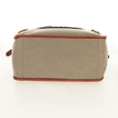 Chloe Harley Hand Bag Canvas Leather Beige Brown gold Auth yk20068V-5