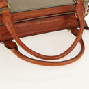 Chloe Harley Hand Bag Canvas Leather Beige Brown gold Auth yk20068V-7