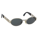 VERSACE Sunglasses metal Silver Auth yk20069-1