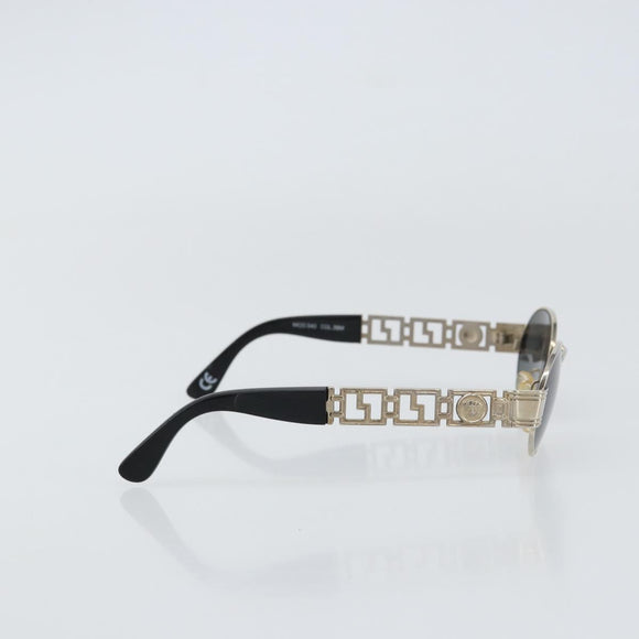 VERSACE Sunglasses metal Silver Auth yk20069