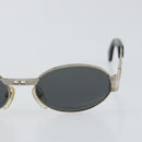 VERSACE Sunglasses metal Silver Auth yk20069-6