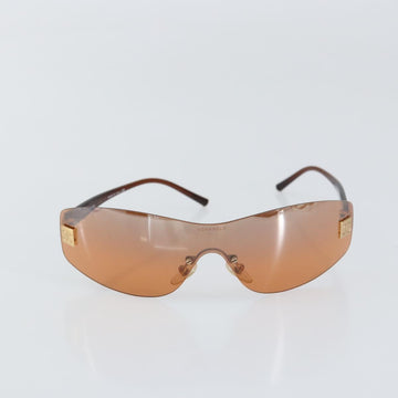 CHANEL Sunglasses plastic Brown CC Auth yk20070 - 0