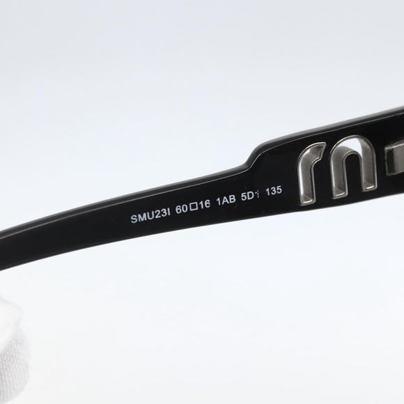 Miu Miu Sunglasses Plastic Black Auth yk20072