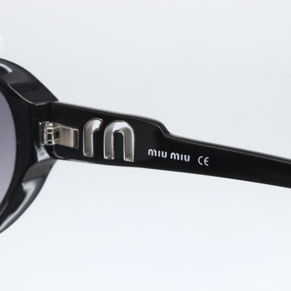 Miu Miu Sunglasses Plastic Black Auth yk20072