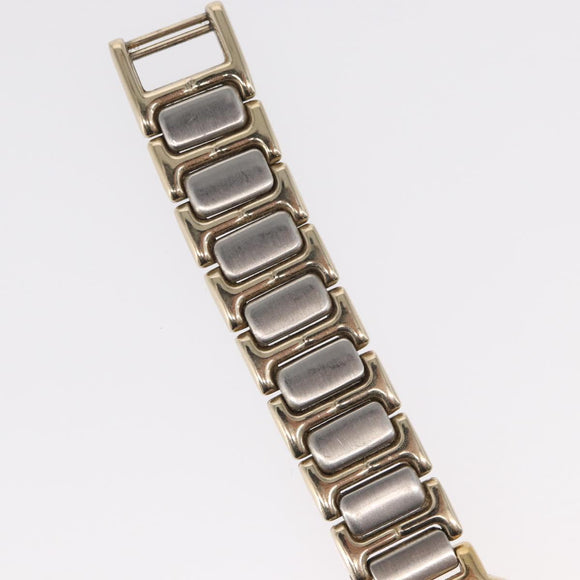 SAINT LAURENT Watches metal Silver Gold 229789Y Auth yk20073