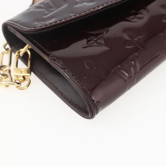 LOUIS VUITTON Monogram Vernis Sunset Bluebird Bag Amarante M93542 Auth yk20075V