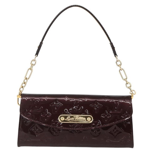 LOUIS VUITTON Monogram Vernis Sunset Bluebird Bag Amarante M93542 Auth yk20075V