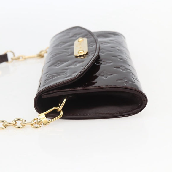 LOUIS VUITTON Monogram Vernis Sunset Bluebird Bag Amarante M93542 Auth yk20075V