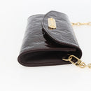 LOUIS VUITTON Monogram Vernis Sunset Bluebird Bag Amarante M93542 Auth yk20075V-4