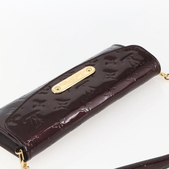 LOUIS VUITTON Monogram Vernis Sunset Bluebird Bag Amarante M93542 Auth yk20075V