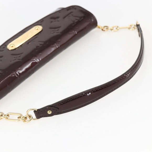 LOUIS VUITTON Monogram Vernis Sunset Bluebird Bag Amarante M93542 Auth yk20075V