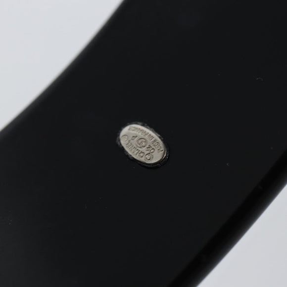 CHANEL Bangle COCO Mark Bracelet plastic White Black CC Auth yk20078V