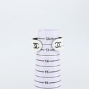 CHANEL Bangle COCO Mark Bracelet plastic White Black CC Auth yk20078V-8