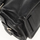 PRADA Shoulder Bag Leather Black Silver BR3250 Auth yk20080V-15